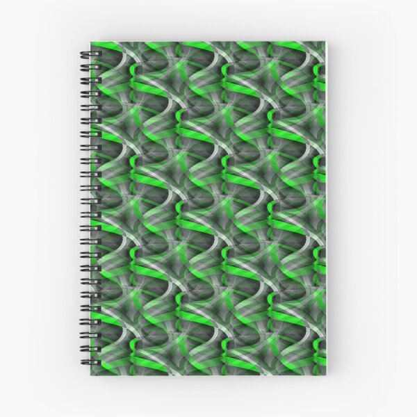 Item preview, Eighties Lime Green On Grey Abstract Curve Repeat Pattern designed and sold by taiche.