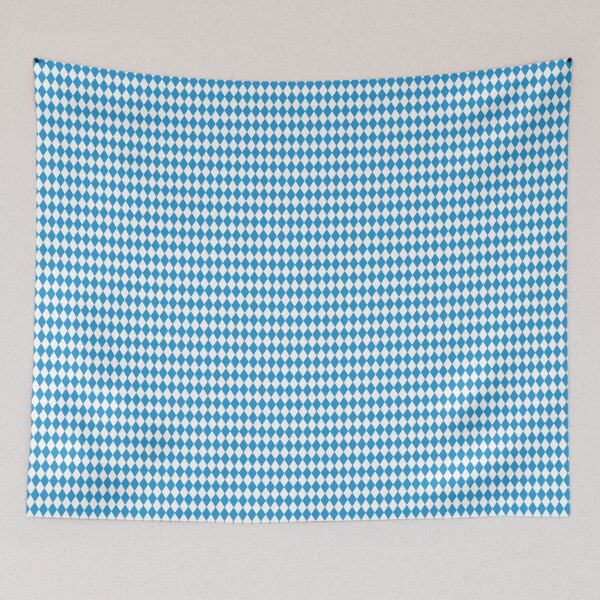 Item preview, Bavarian Diamond Flag Blue and White Oktoberfest Pattern designed and sold by svitlaarty.