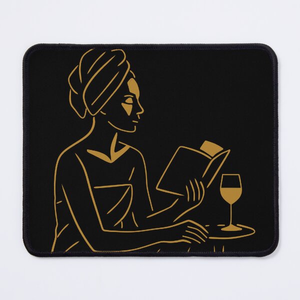 Item preview, Art Deco Woman Reading Print designed and sold by Studio pod Burom.