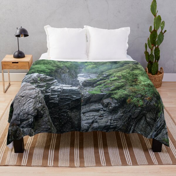 Item preview, Majestic Canyon Sainte-Anne Gorge Quebec Canada Wilderness Landscape designed and sold by MariaAbaza.