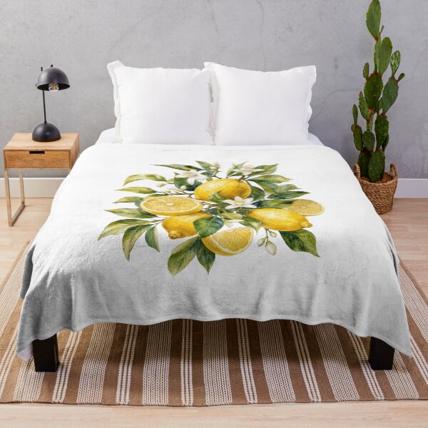 Item preview, Watercolor Lemon Blossom Botanical Illustration designed and sold by Verycutethings.