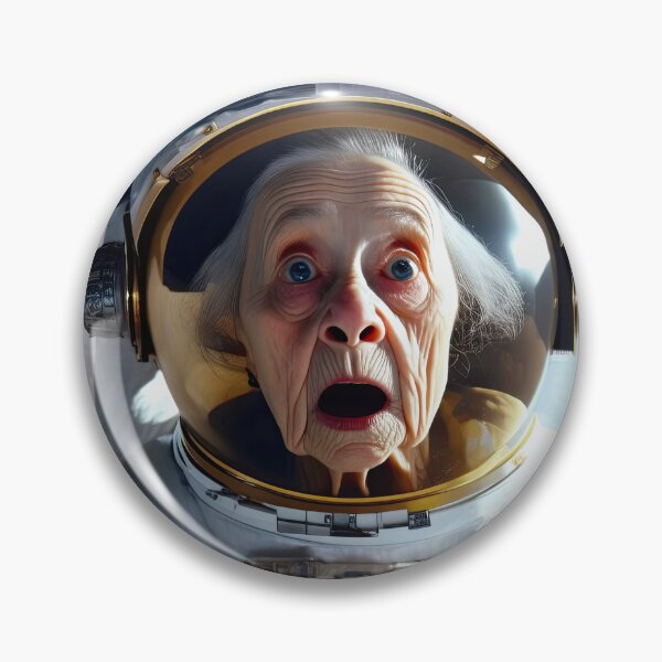 Item preview, Old Woman in a space suit on the moon designed and sold by Colin Bentham.