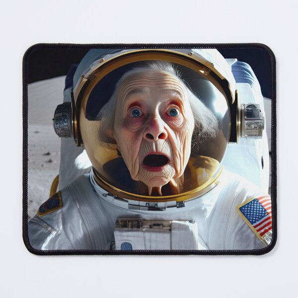 Item preview, Old Woman in a space suit on the moon designed and sold by Colin Bentham.