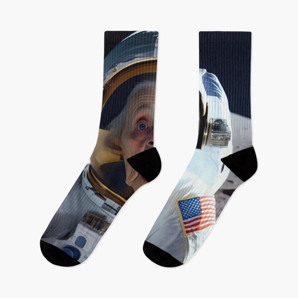 Item preview, Old Woman in a space suit on the moon designed and sold by Colin Bentham.