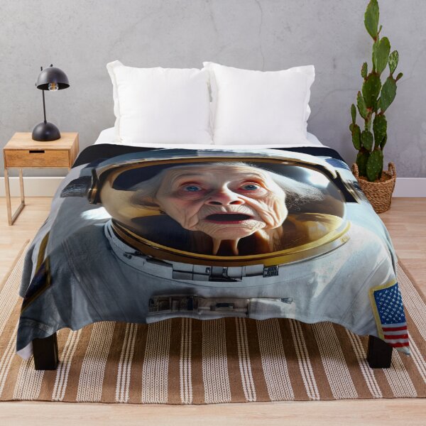 Item preview, Old Woman in a space suit on the moon designed and sold by Colin Bentham.