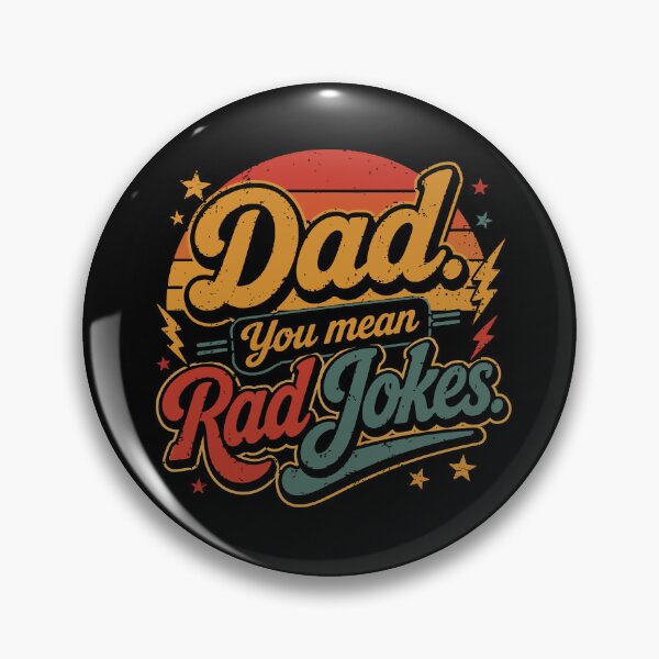 Item preview, Dad You Mean Rad Jokes Vintage Father's Day designed and sold by BrownHorse90s.