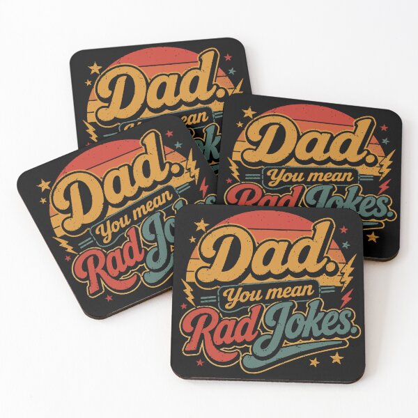 Item preview, Dad You Mean Rad Jokes Vintage Father's Day designed and sold by BrownHorse90s.