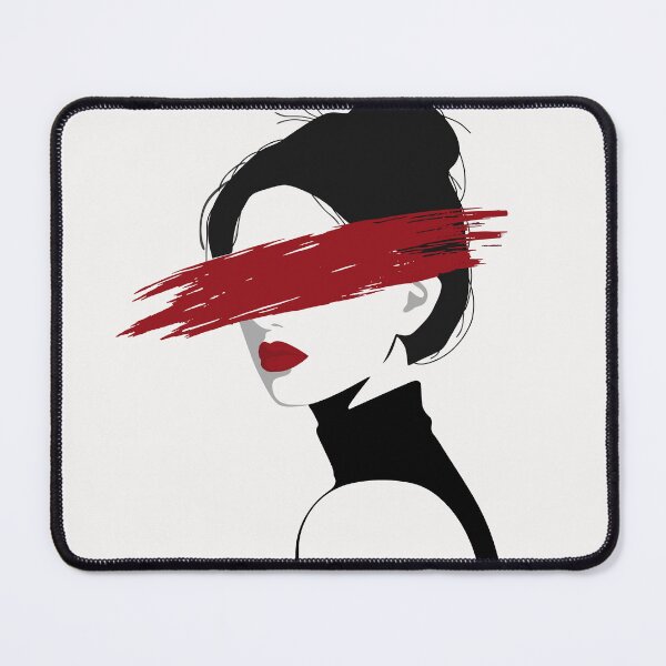 Item preview, Red Brushstroke Woman designed and sold by Studio pod Burom.