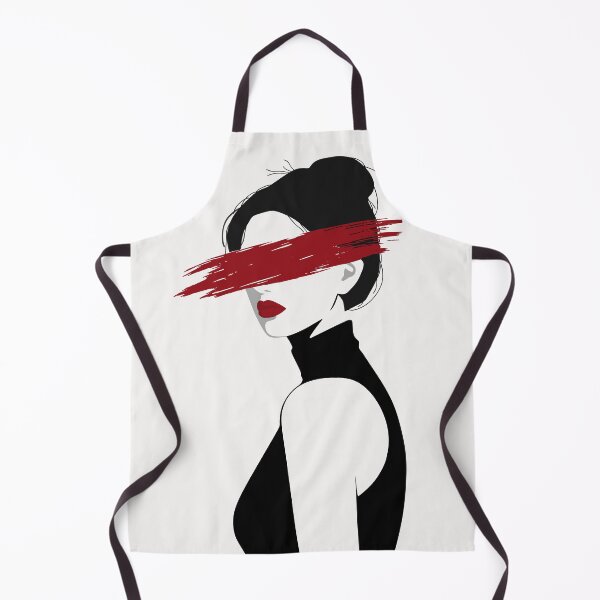 Item preview, Red Brushstroke Woman designed and sold by Studio pod Burom.
