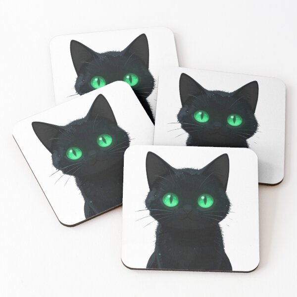 Item preview, Celestial Black Cat | Enchanted Moonlight designed and sold by AeraArts.