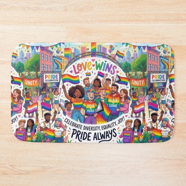 Item preview, love wins pride always celebrate diversity equality joy designed and sold by Kate1art.