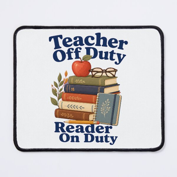 Item preview, Teacher Off Duty Reader On Duty Shirt designed and sold by Passionread.