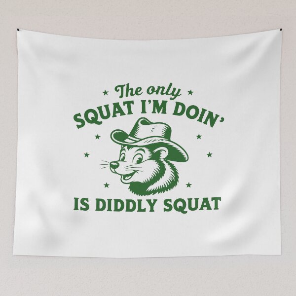 Item preview, Funny Diddly Squat Farmer Humor Lazy Country Life designed and sold by w1ckerman.