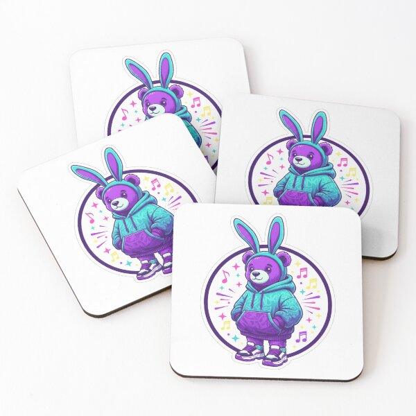 Item preview, 90s Retro Plush Bear Bunny Sticker designed and sold by VanSum.