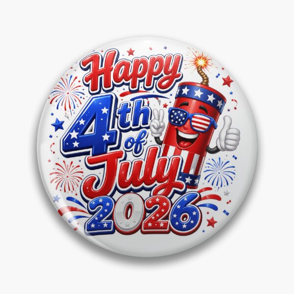 Item preview, Happy 4th of July 2026 design designed and sold by manytshirts.