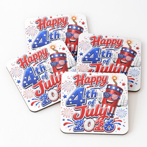 Item preview, Happy 4th of July 2026 design designed and sold by manytshirts.