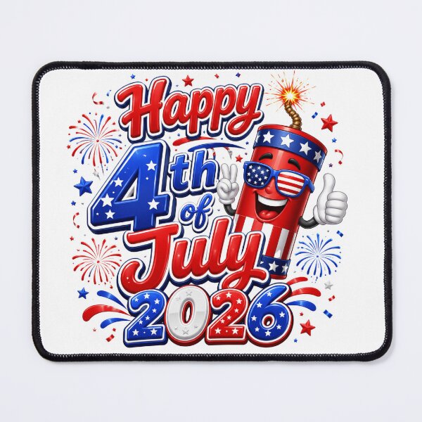 Item preview, Happy 4th of July 2026 design designed and sold by manytshirts.