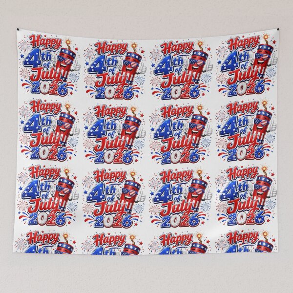 Item preview, Happy 4th of July 2026 design designed and sold by manytshirts.
