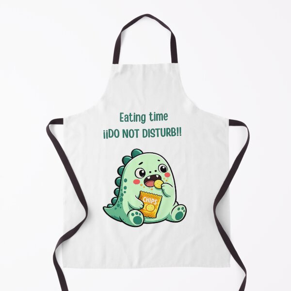 Item preview, Eating Time, Do Not Disturb Cute Dinosaur Sticker designed and sold by Dash's .