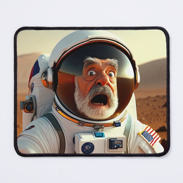 Item preview, Old Man in a space suit on Mars designed and sold by Colin Bentham.