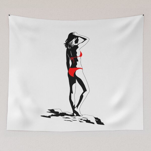 Item preview, Minimalist Female Silhouette Art designed and sold by Studio pod Burom.