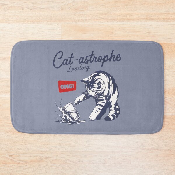 Item preview, Catastrophe Loading Funny Naughty Cat  designed and sold by MadeBySidney.