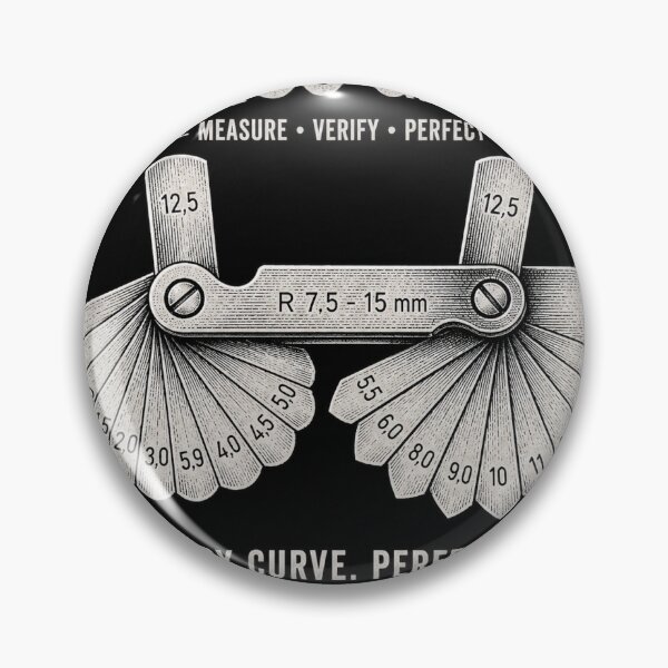 Item preview, Radius Gauge Technical Blueprint designed and sold by WorkshopBp.