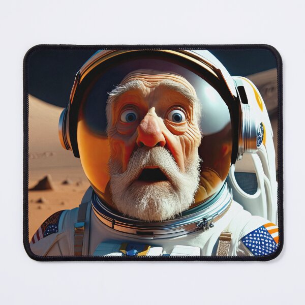 Item preview, Old Man in a space suit on Mars designed and sold by Colin Bentham.