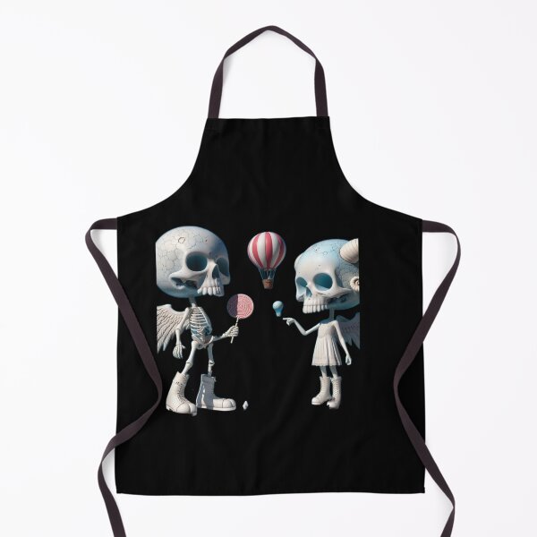 Item preview, Weirdcore Skeleton Angels with Candy and Hot Air Balloon designed and sold by LujziWorld.