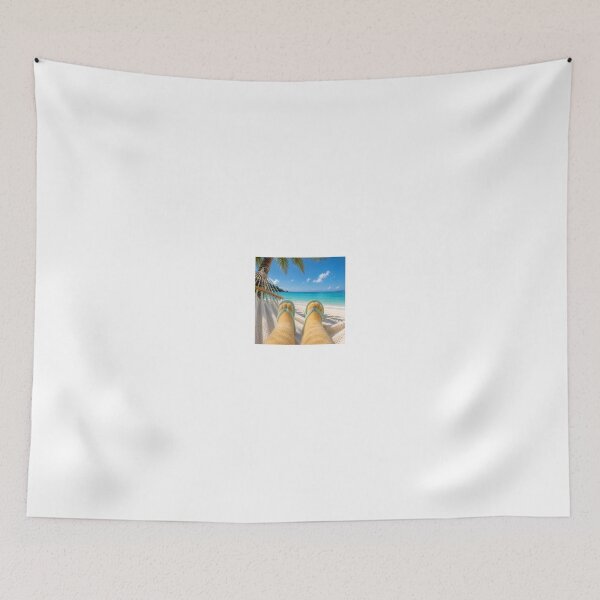 Item preview, Vacation Cat Relaxing in a Hammock designed and sold by LovelyCatGalaxy.