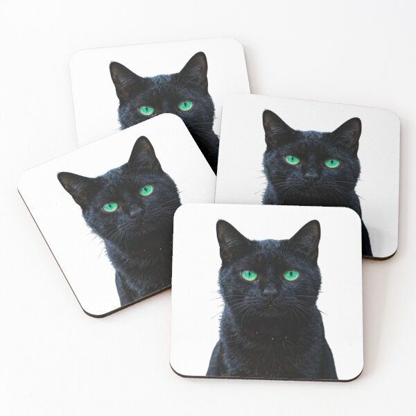 Item preview, Mystic Familiar | Black Cat Fantasy Art designed and sold by AeraArts.