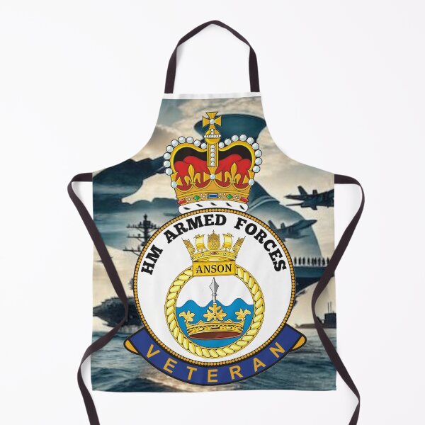 Item preview, HMS Anson Royal Navy HM Armed Forces Veteran designed and sold by Bootneckstore.