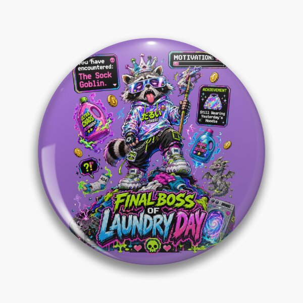 Item preview, Final Boss of Laundry Day designed and sold by AndreBarnard.