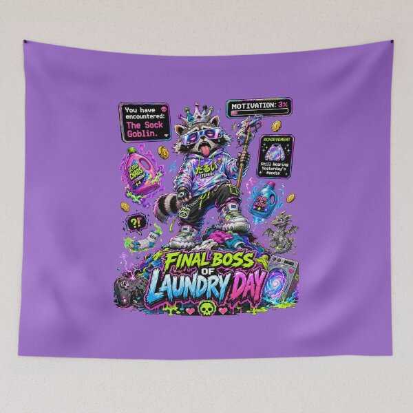 Item preview, Final Boss of Laundry Day designed and sold by AndreBarnard.