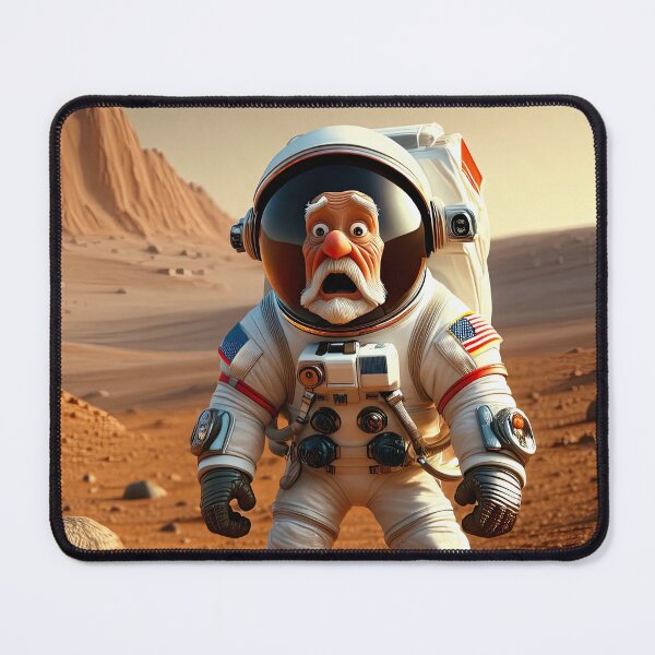 Item preview, Old Man in a space suit on Mars designed and sold by Colin Bentham.