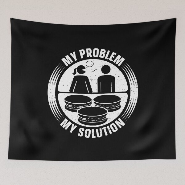 Item preview, Macaron Lover My Problem My Solution Pictogram Dad designed and sold by tshirtconcepts.