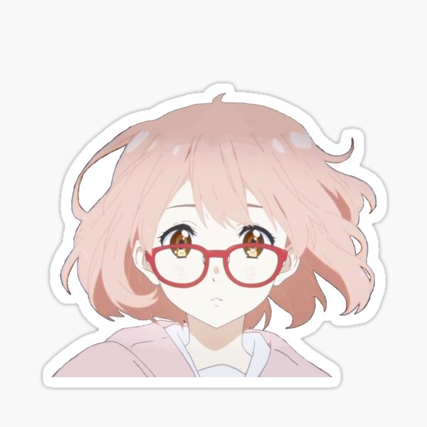 Mirai Kuriyama Bunny - Kyoukai no Kanata Sticker for Sale by Awesomedeer