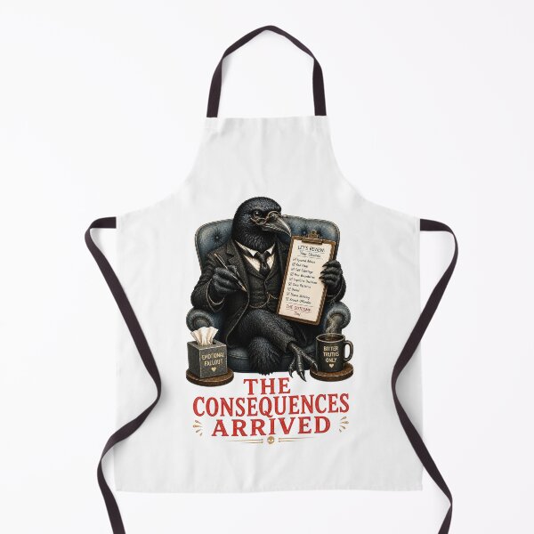 Item preview, Funny Dark Humor Gift Sarcastic Raven Gothic Therapy designed and sold by Gentlestate.