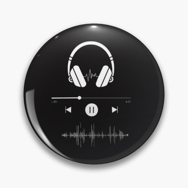 Item preview, Minimal  Headphones Music Player Graphic T-Shirt Design designed and sold by aritu.