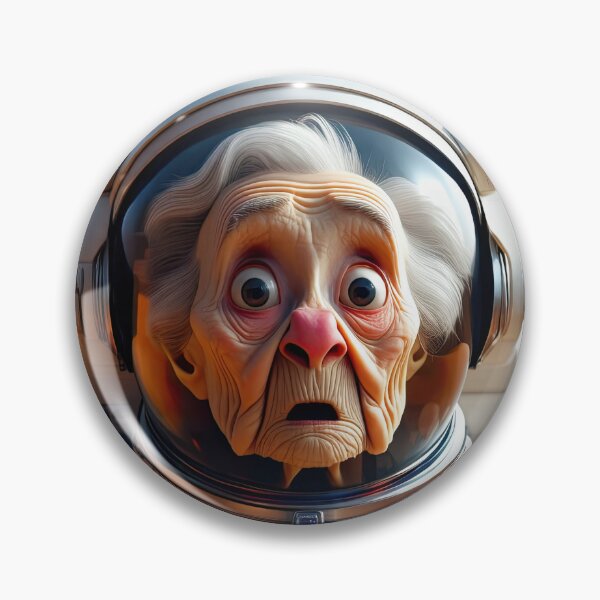 Item preview, Old Woman in a space suit on Mars designed and sold by Colin Bentham.