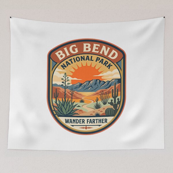Item preview, Big Bend National Park Wander Farther National Parks Texas Travel Adventure designed and sold by Simsimah26Parks.