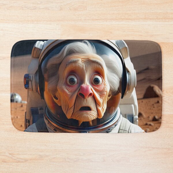 Item preview, Old Woman in a space suit on Mars designed and sold by Colin Bentham.