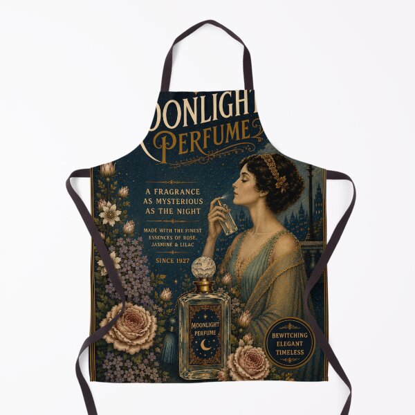 Item preview, Moonlight Perfume – Vintage Perfume Advertisement from the Roaring Twenties designed and sold by GildedPagesCo.