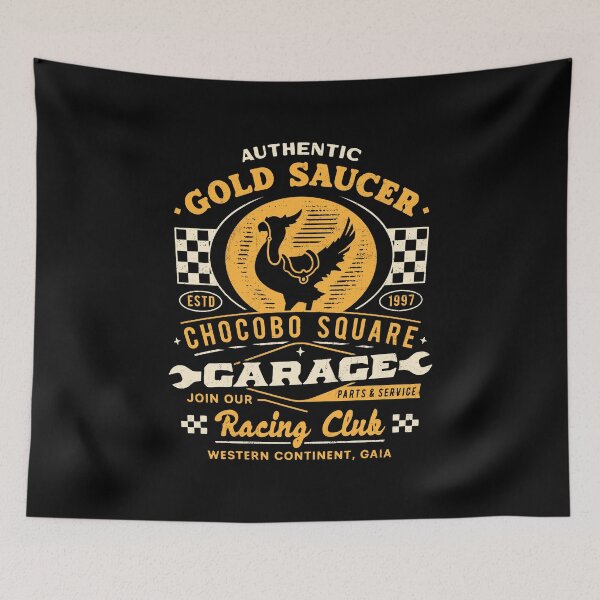 Item preview, Gold Saucer Garage Vintage designed and sold by Lagelantee.