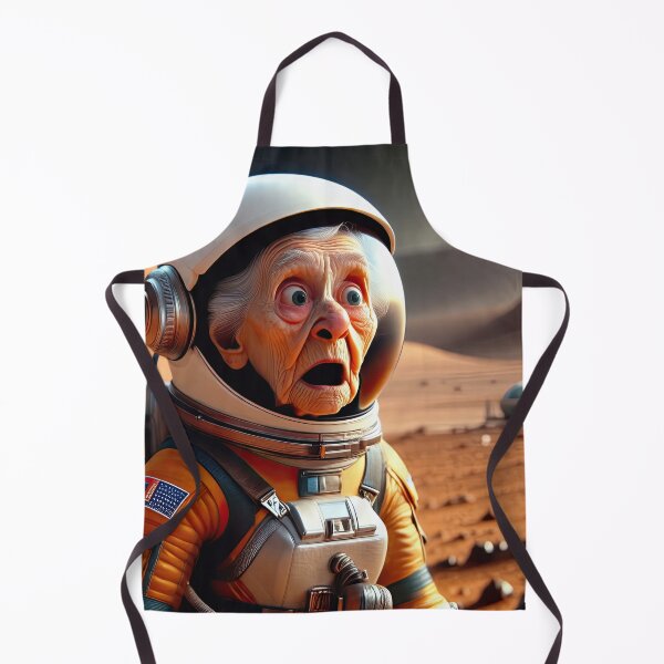 Item preview, Old Woman in a space suit on Mars designed and sold by Colin Bentham.