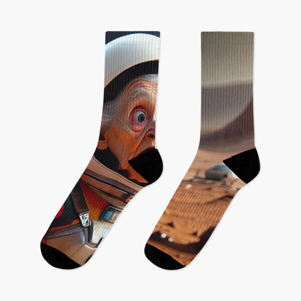 Item preview, Old Woman in a space suit on Mars designed and sold by Colin Bentham.