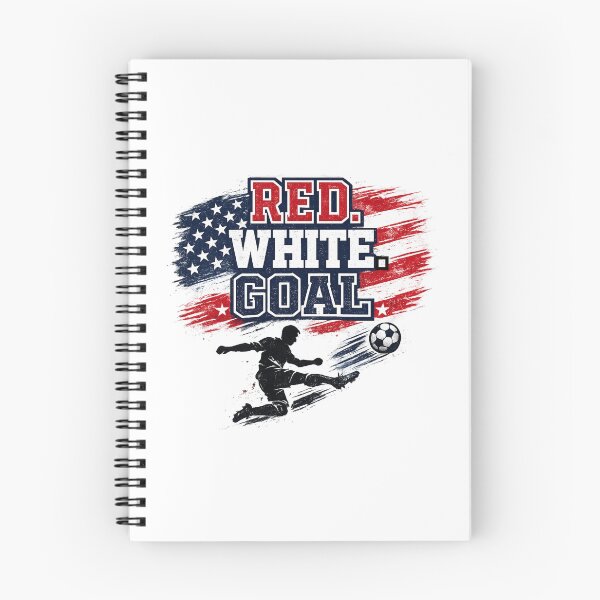 Item preview, RED. WHITE. GOAL. Football Soccer World Cup USA 2026 designed and sold by PerfectMatch.
