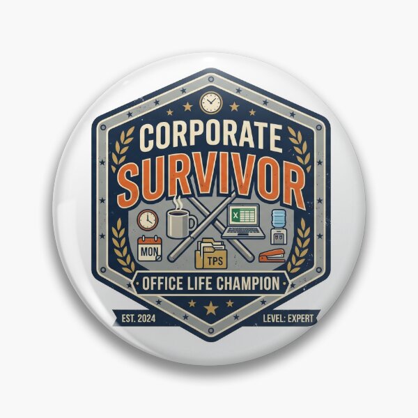 Item preview, Corporate Survivor Office Life Champion Design designed and sold by Pixel Analytics.