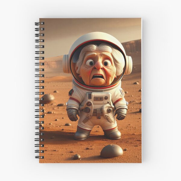 Item preview, Old Woman in a space suit on Mars designed and sold by Colin Bentham.