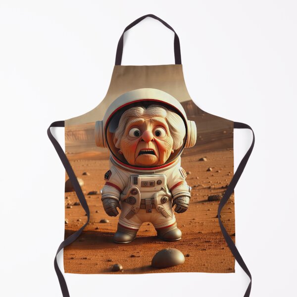 Item preview, Old Woman in a space suit on Mars designed and sold by Colin Bentham.